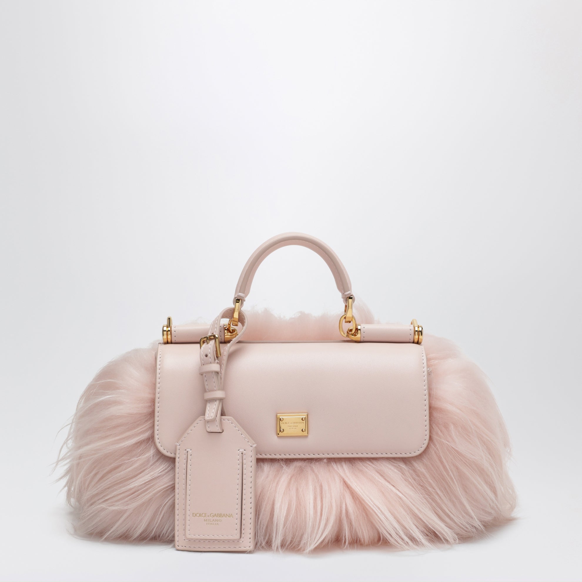 Borsa a mano My Sicily mini in kidassia cipria