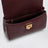 Borsa My Sicily mini bordeaux in pelle plongé
