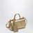 My Sicily handbag in laminated calfskin, gold