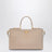 Borsa a mano Vittoria in pelle color carne