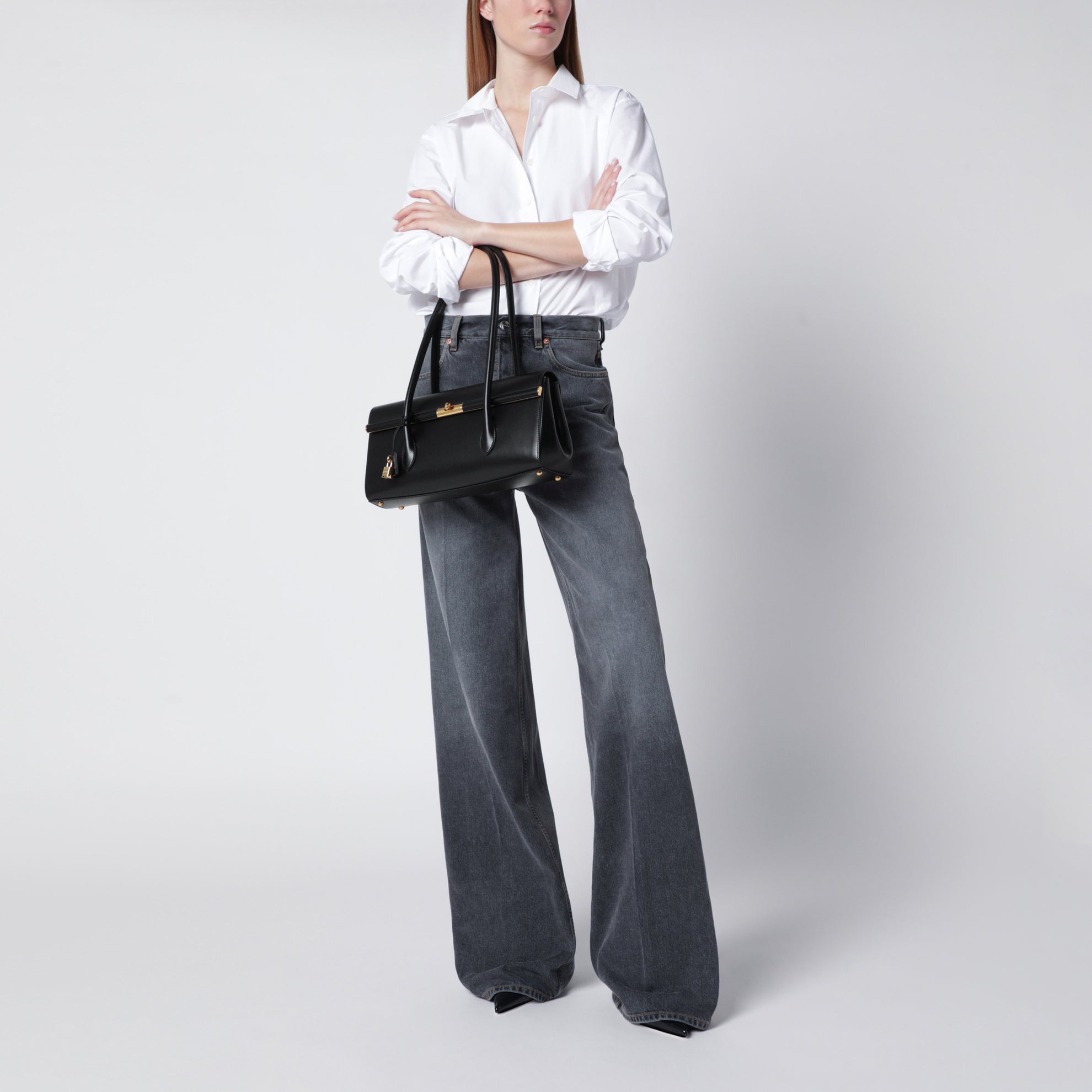 Marlene shoulder bag in palmellato calf leather