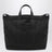 Strandtasche aus schwarzer Baumwolle