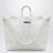 Sac de plage blanc en coton