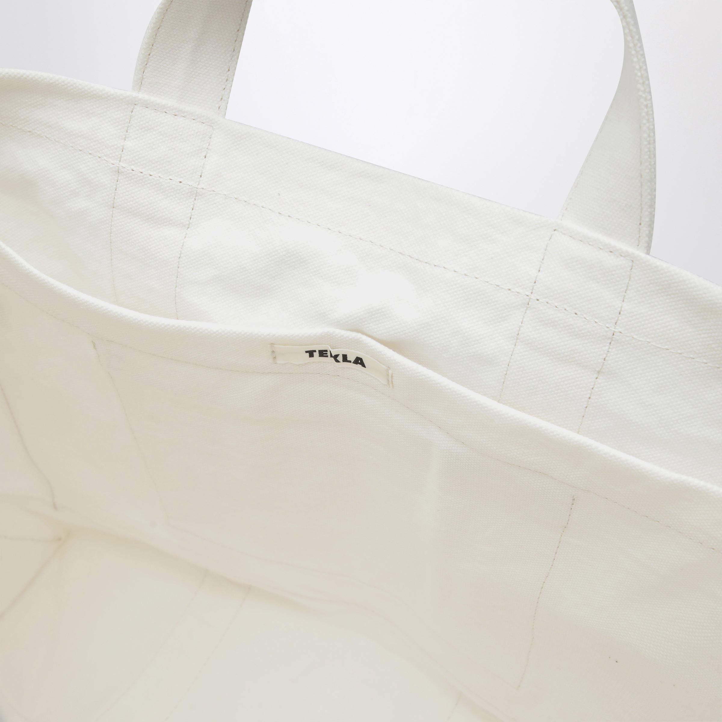 Tekla White cotton beach bag | TheDoubleF