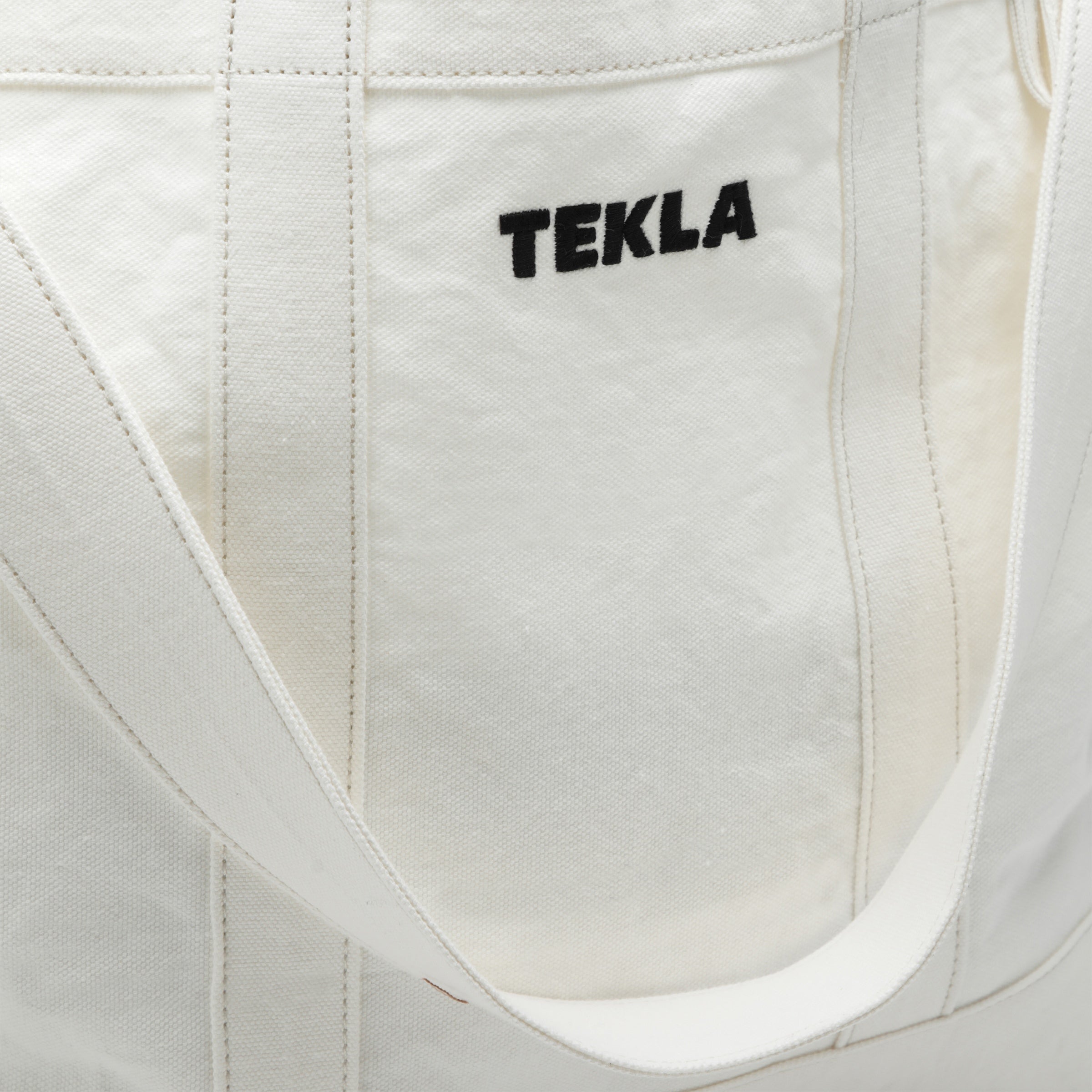 Tekla White cotton beach bag | TheDoubleF