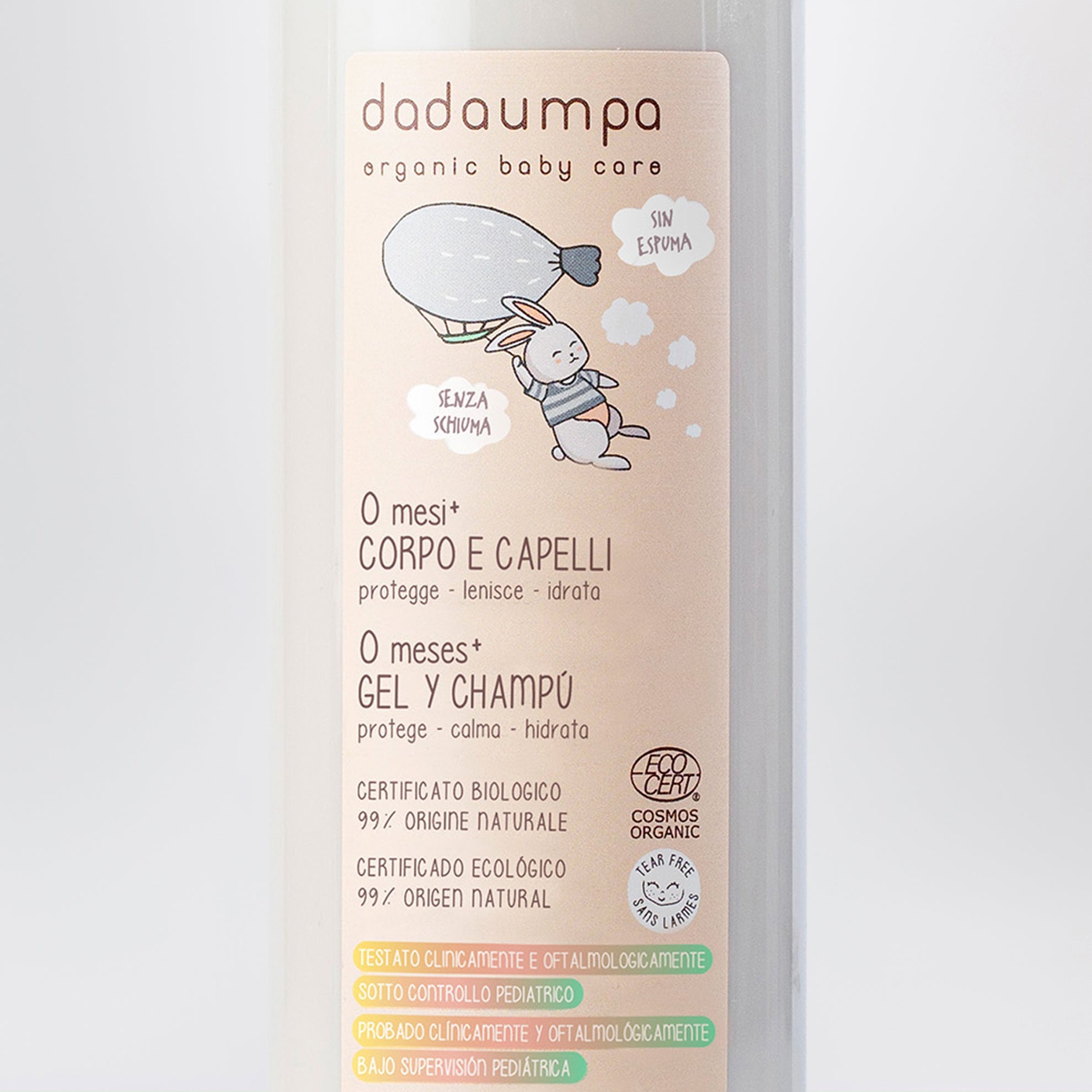 Detergente corpo e capelli 0 mesi 380 ml