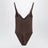 Body a perizoma Seamless Sculpt marrone Cocoa