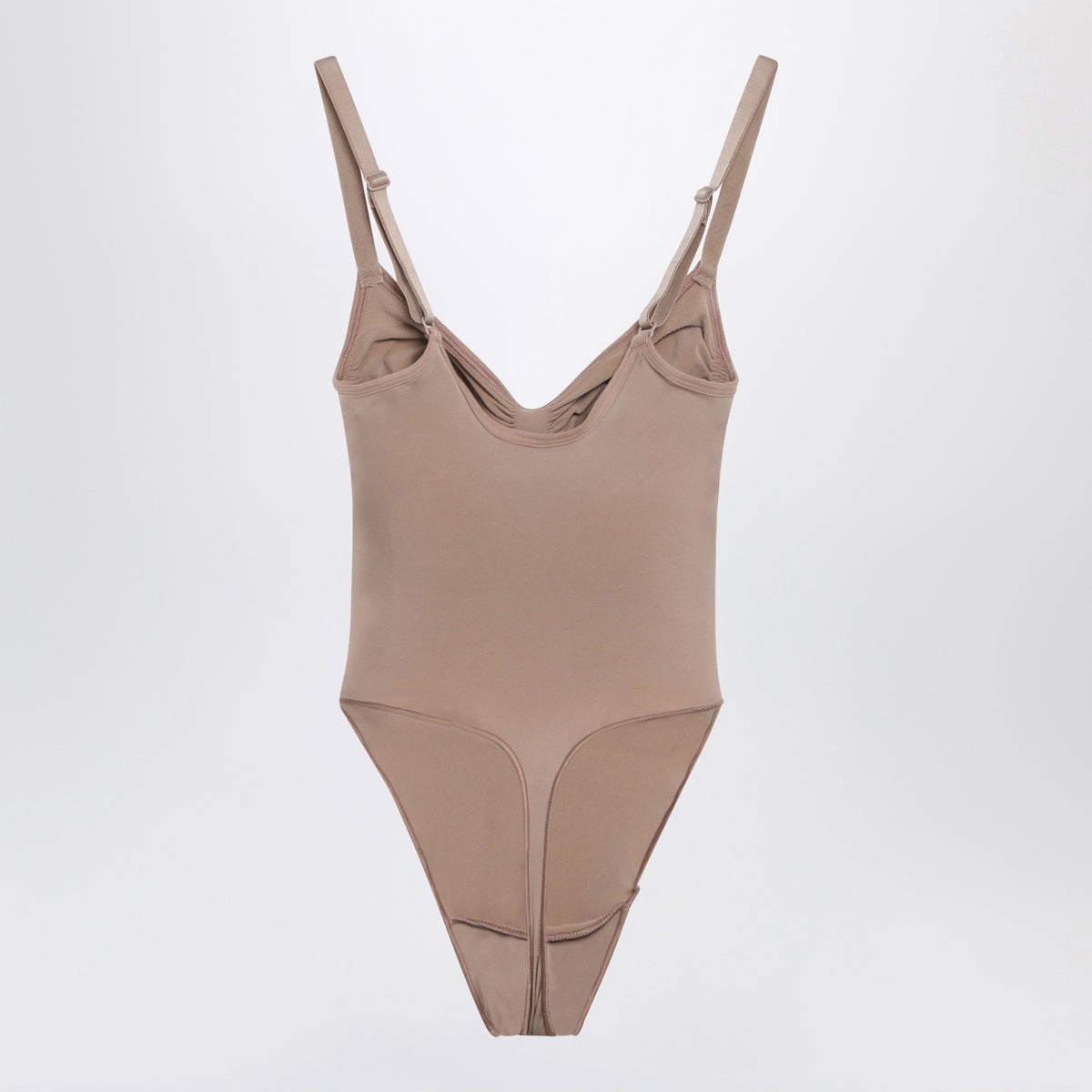 Sienna brown Seamless Sculpt thong bodysuit