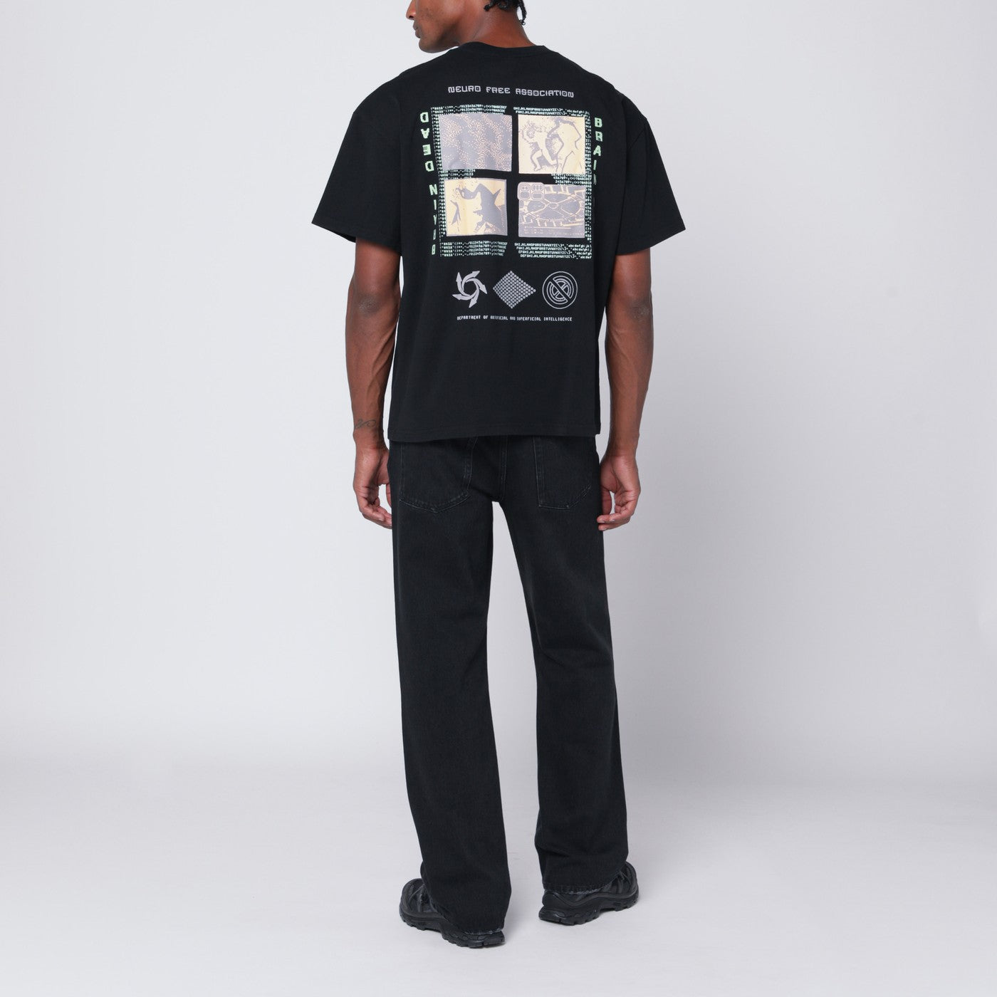 Black Neuro Free Association T-shirt