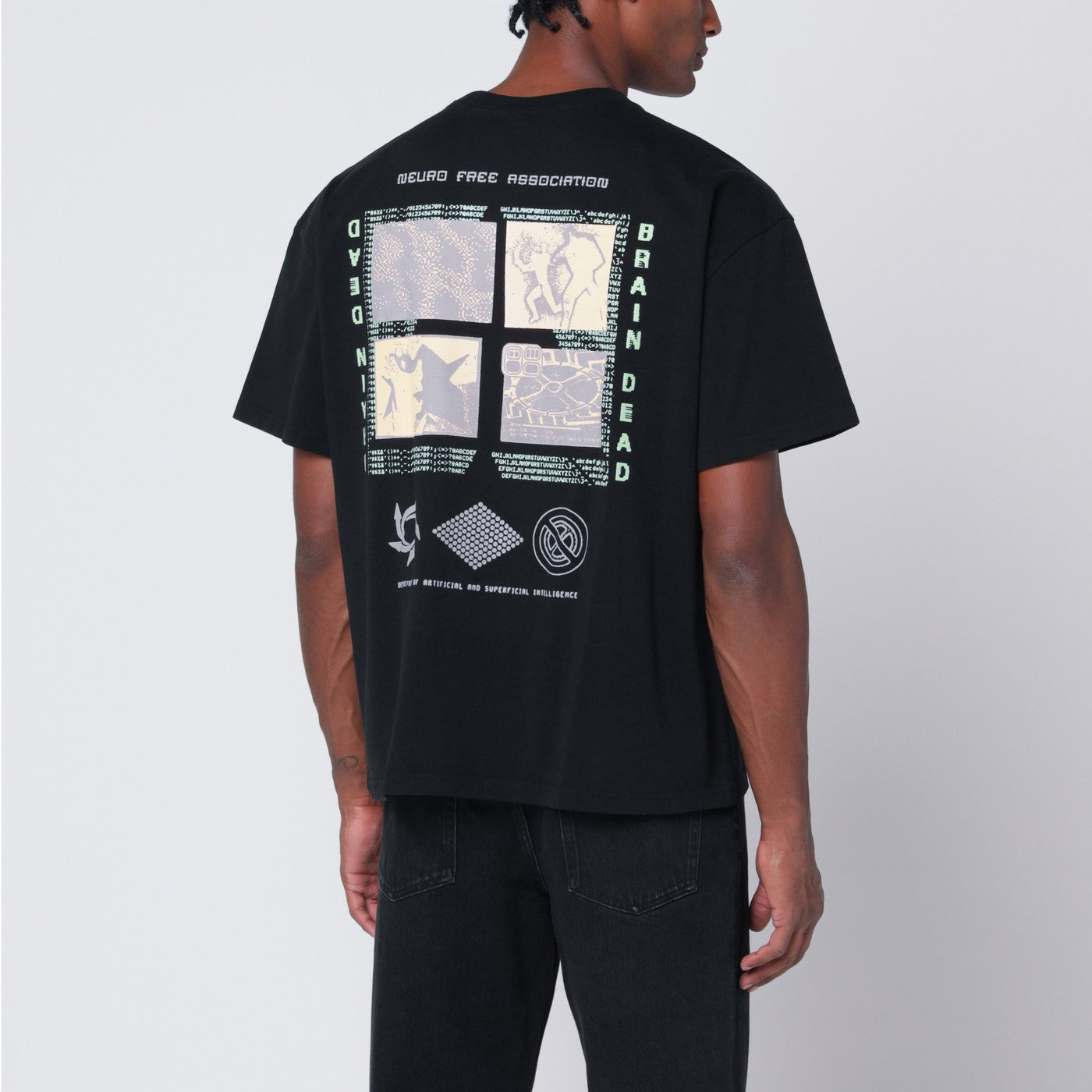 Black Neuro Free Association T-shirt