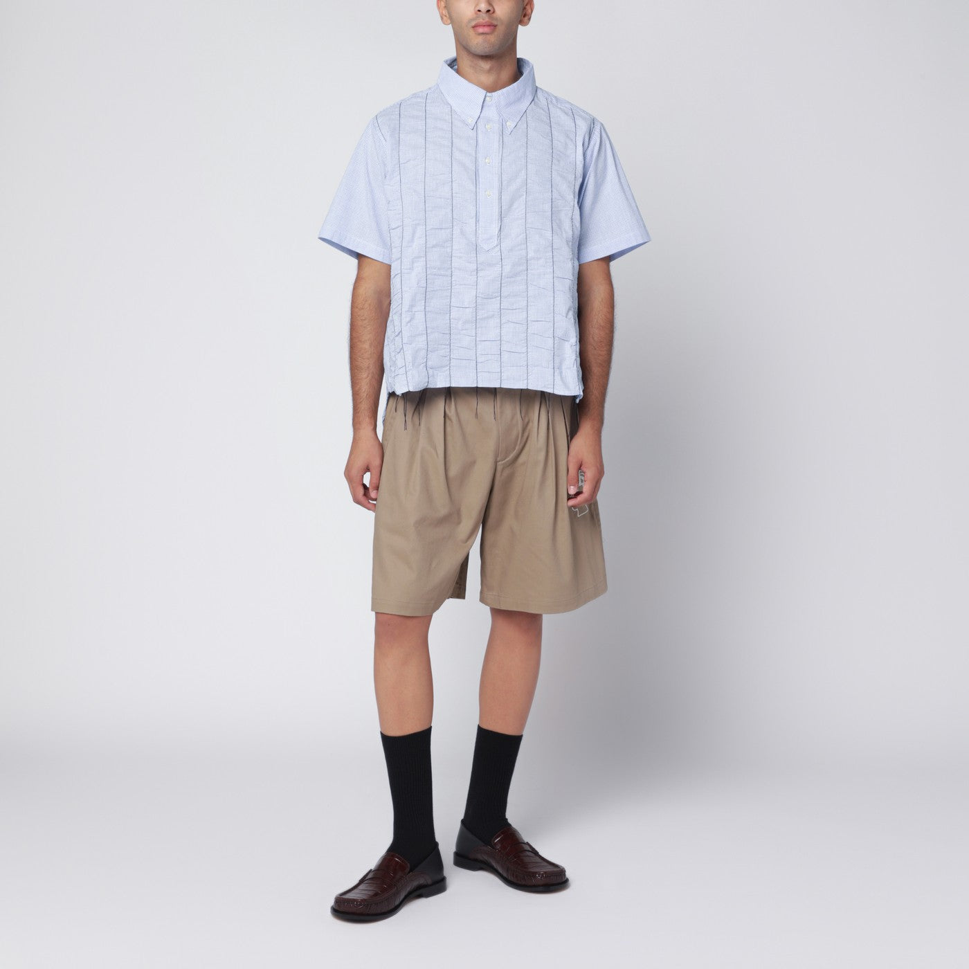 Desert Bermuda shorts Brooks Brothers X Brain Dead