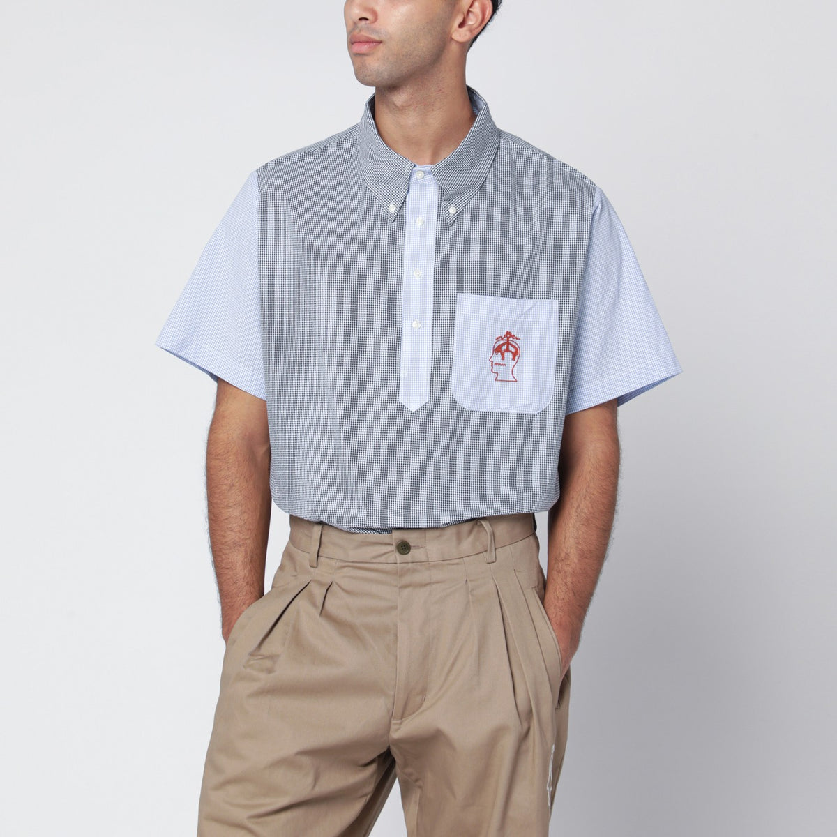 Brain R. Brooks BRAIN DEAD Shirt T-shirt Brooks Brothers X Brain Dead | TheDoubleF