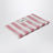 Pink/white striped beach towel