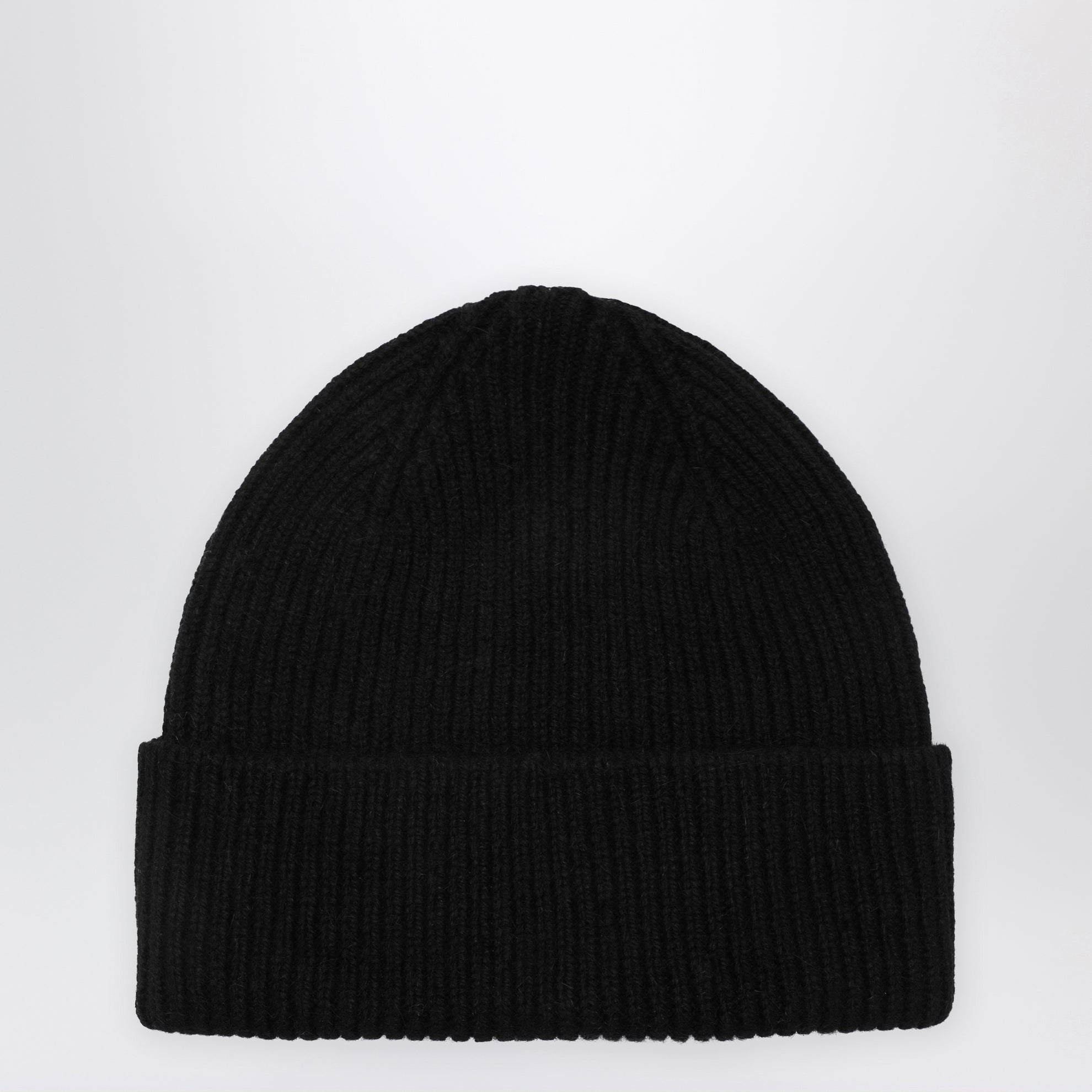 Beanie in lana e caregora color Onyx