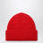 Beanie aus Wolle und Caregora in Crimson