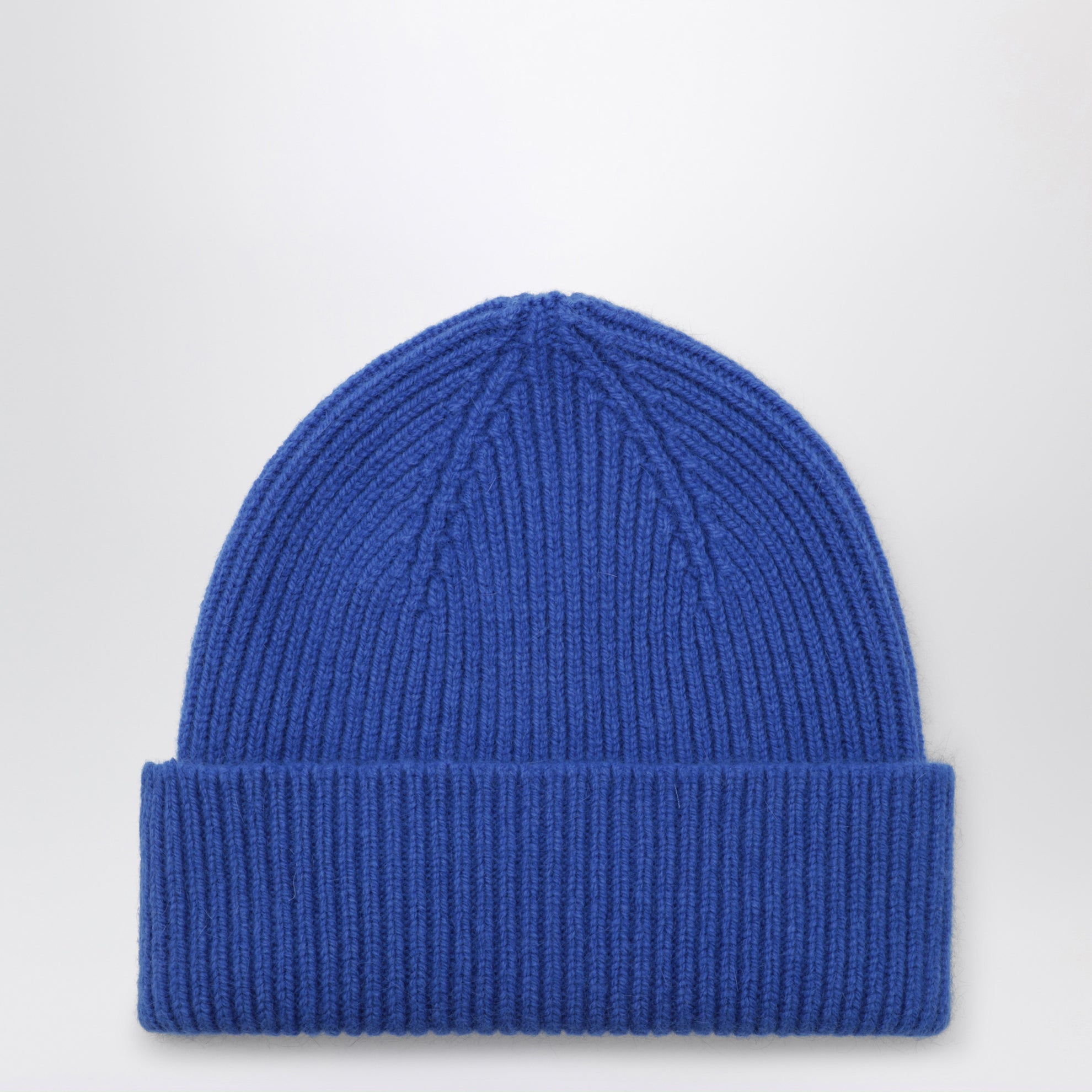 Beanie in lana e caregora color Royal azure