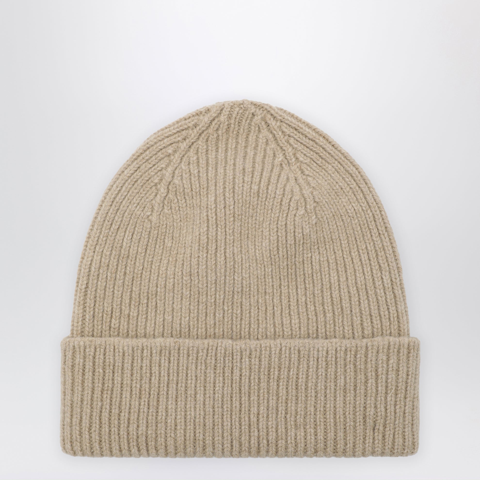 Bonnet en laine et Caregora couleur Sand