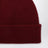 Beanie aus Wolle und Caregora in Wine