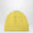 Beanie aus Wolle und Caregora in Acid Yellow