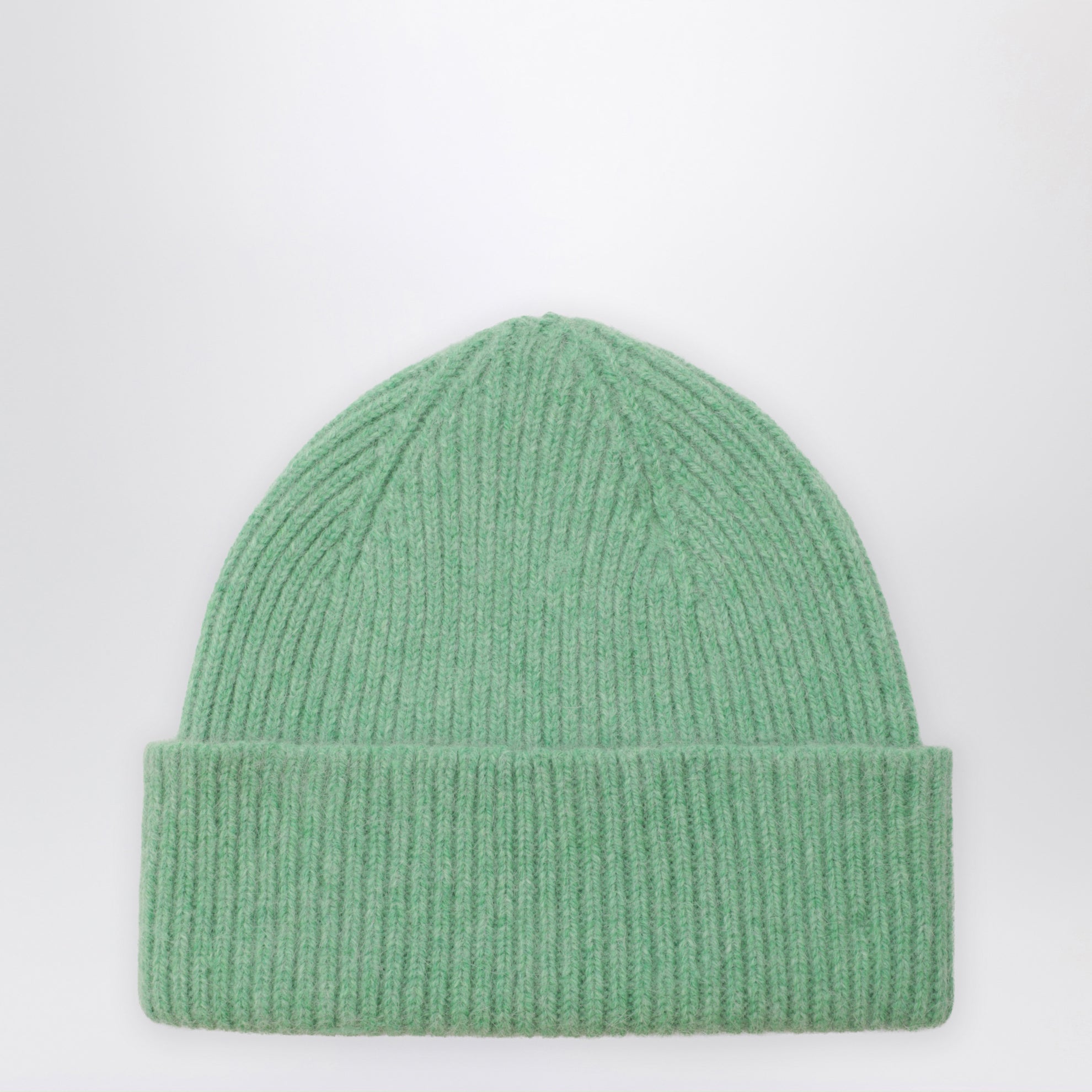 Bonnet en laine et Caregora couleur Jade