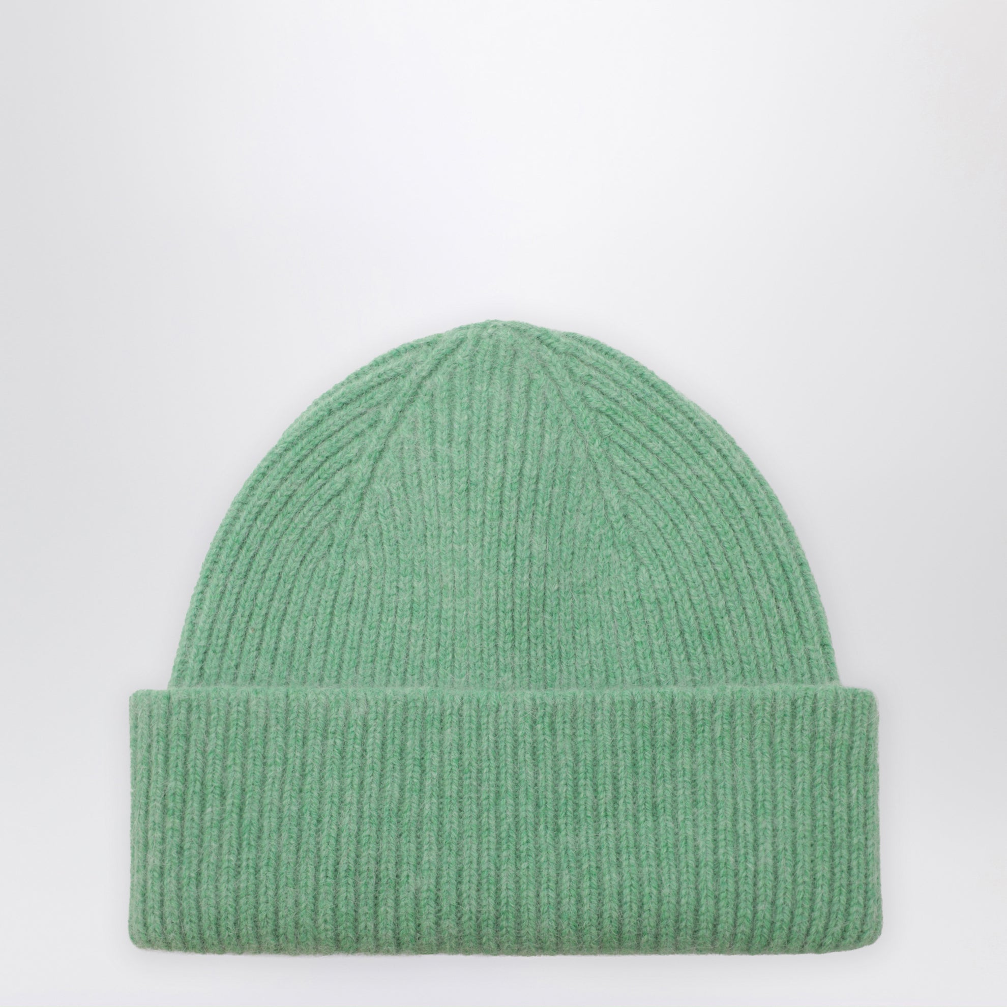 Bonnet en laine et Caregora couleur Jade