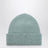 Beanie aus Wolle und Caregora in Basil