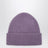Beanie aus Wolle und Caregora in Lavender