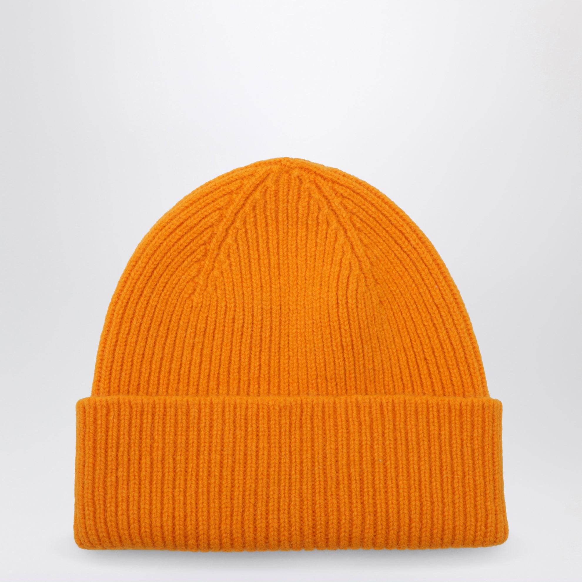 Bonnet en laine et Caregora couleur Orange Peel