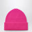 Beanie aus Wolle und Caregora in Poppy Pink