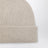 Beanie aus Wolle und Caregora in Ivory