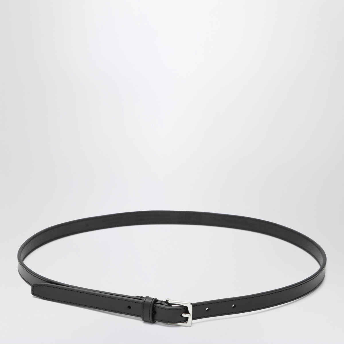 Ceinture Jessie noire en cuir de veau