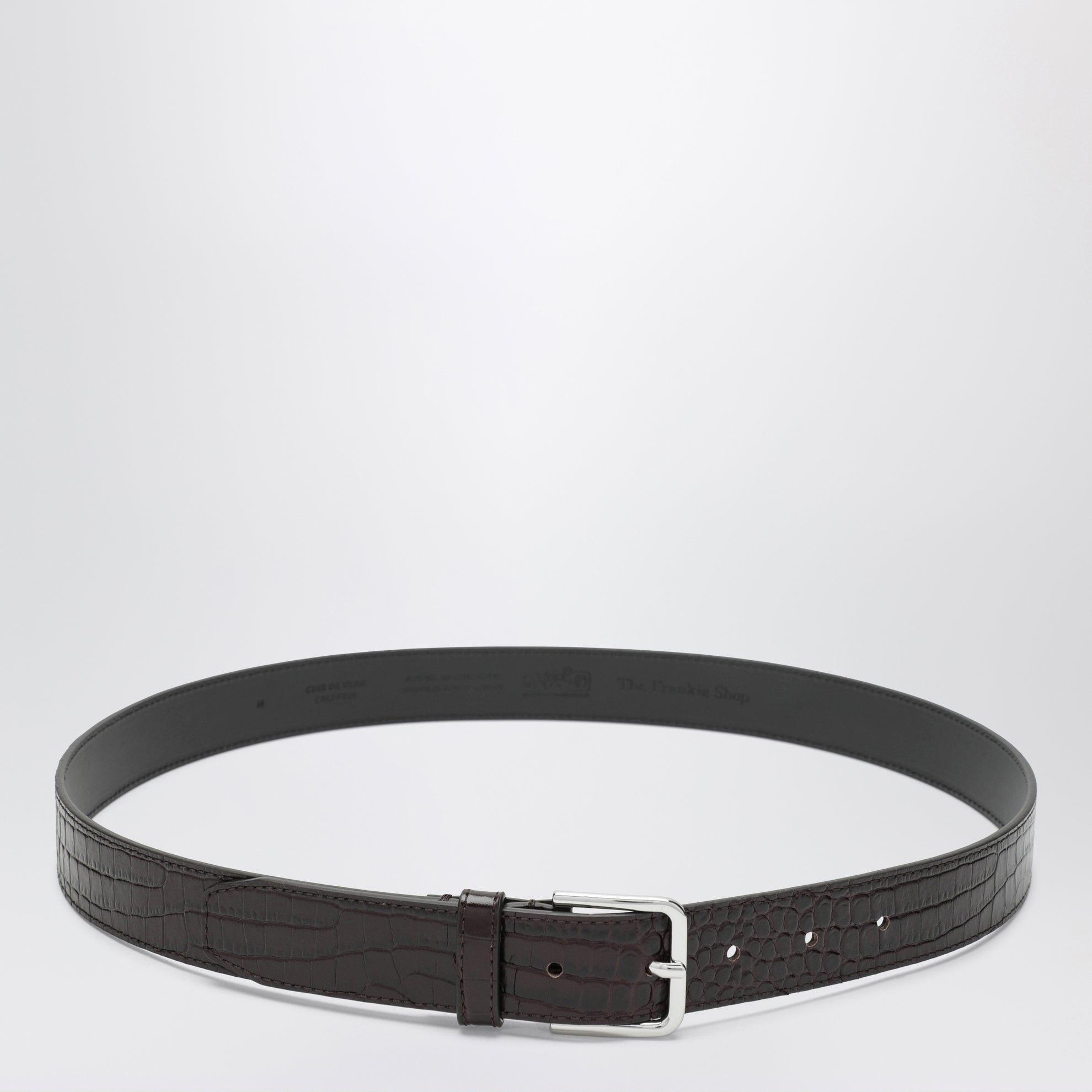 Brown patent Toni Croc belt
