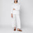 White sweatshirt in silk blend