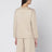 Beige sweatshirt in silk blend