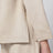 Beige sweatshirt in silk blend