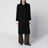 Cappotto monopetto nero in lana 