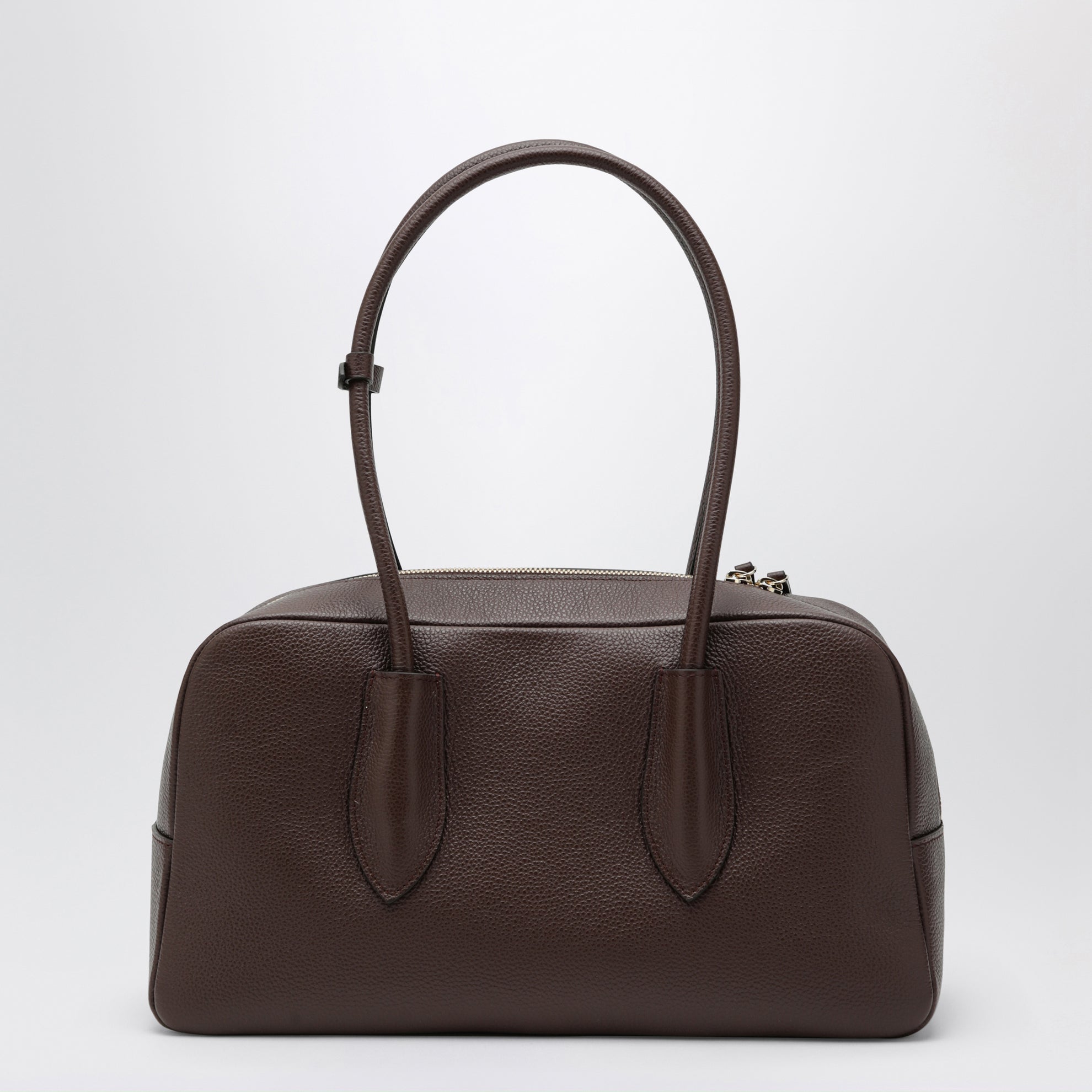 Betty brown bag in grained leather