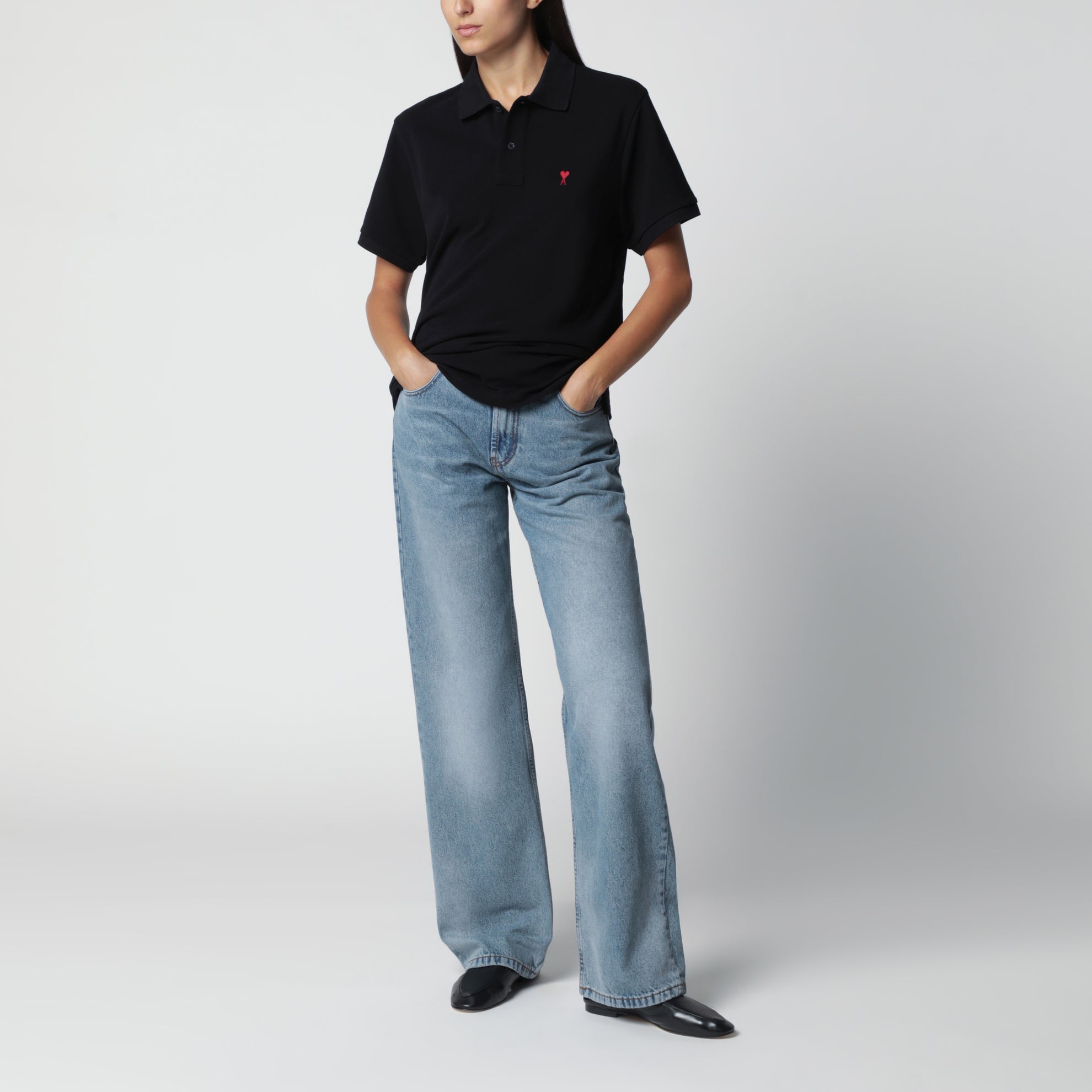 Polo Ami De Coeur nera