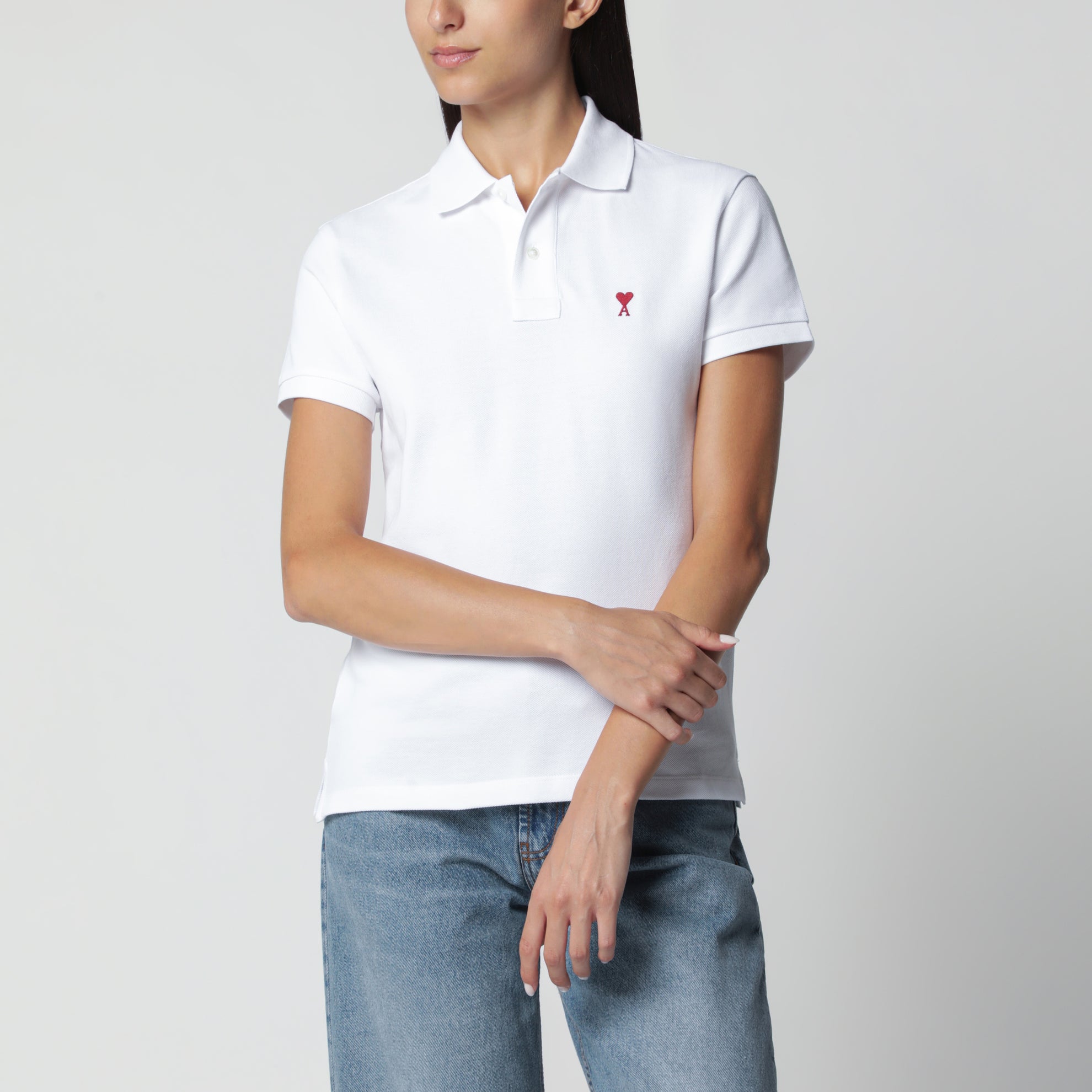 Polo Ami De Coeur bianca