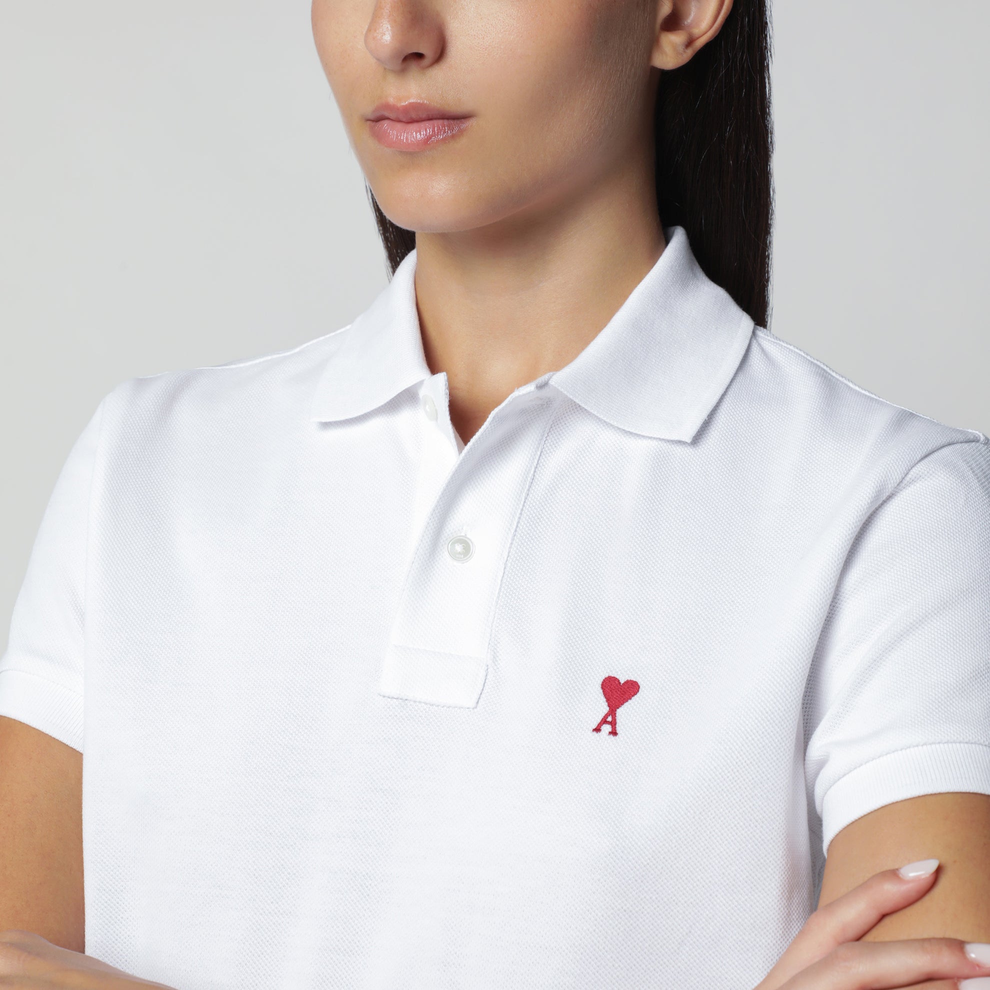 Polo Ami De Coeur bianca