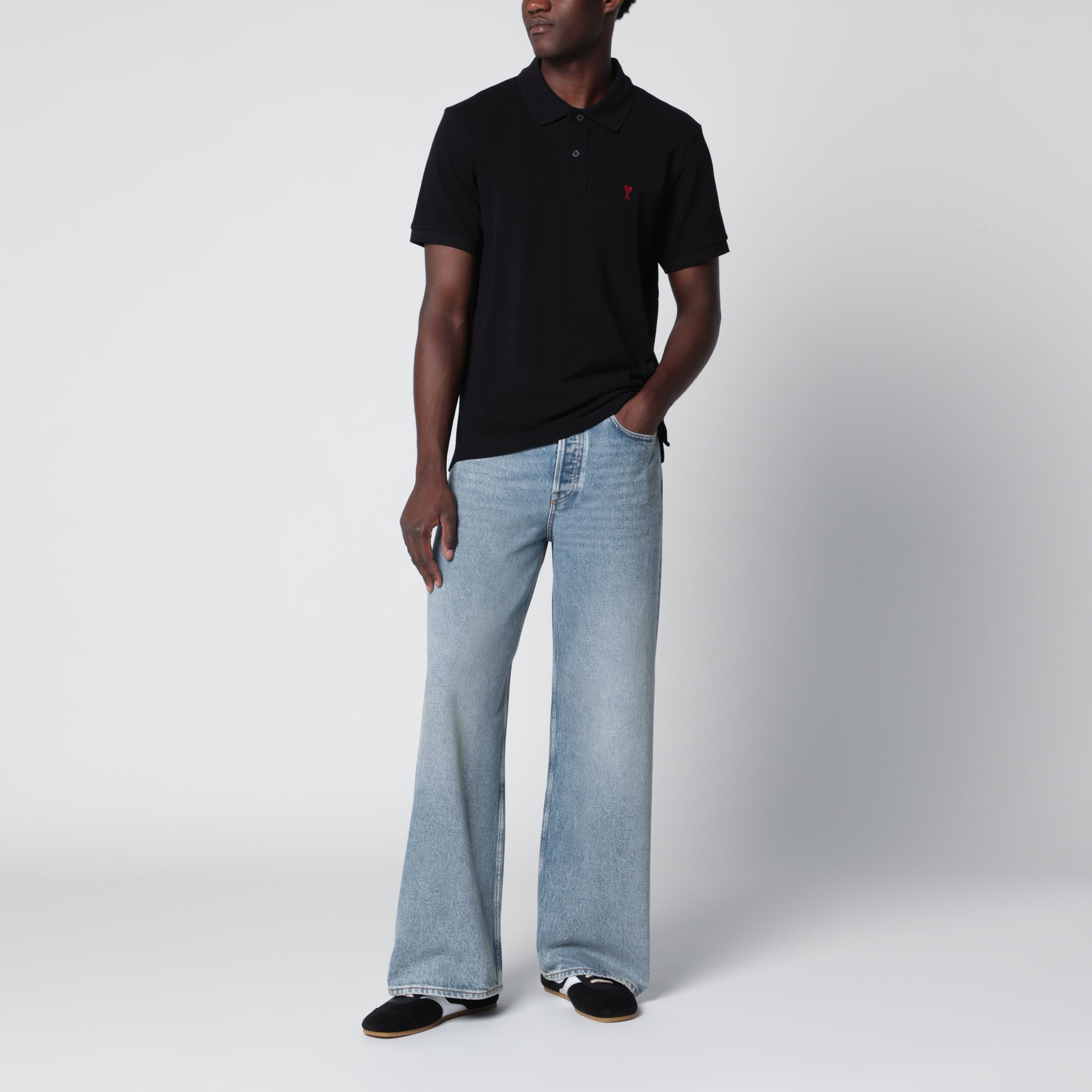 Polo Ami De Coeur nera