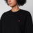 Schwarzes Sweatshirt Ami de Coeur aus Baumwolle