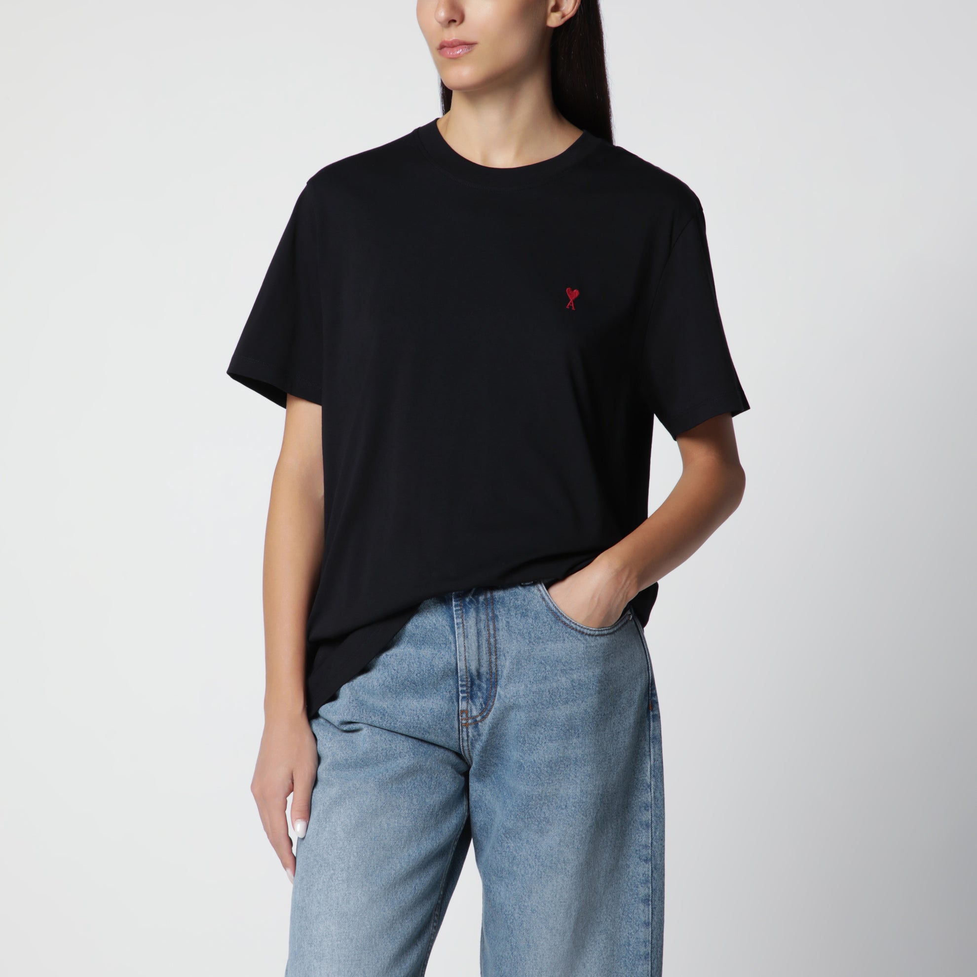 T-shirt Ami De Coeur nera