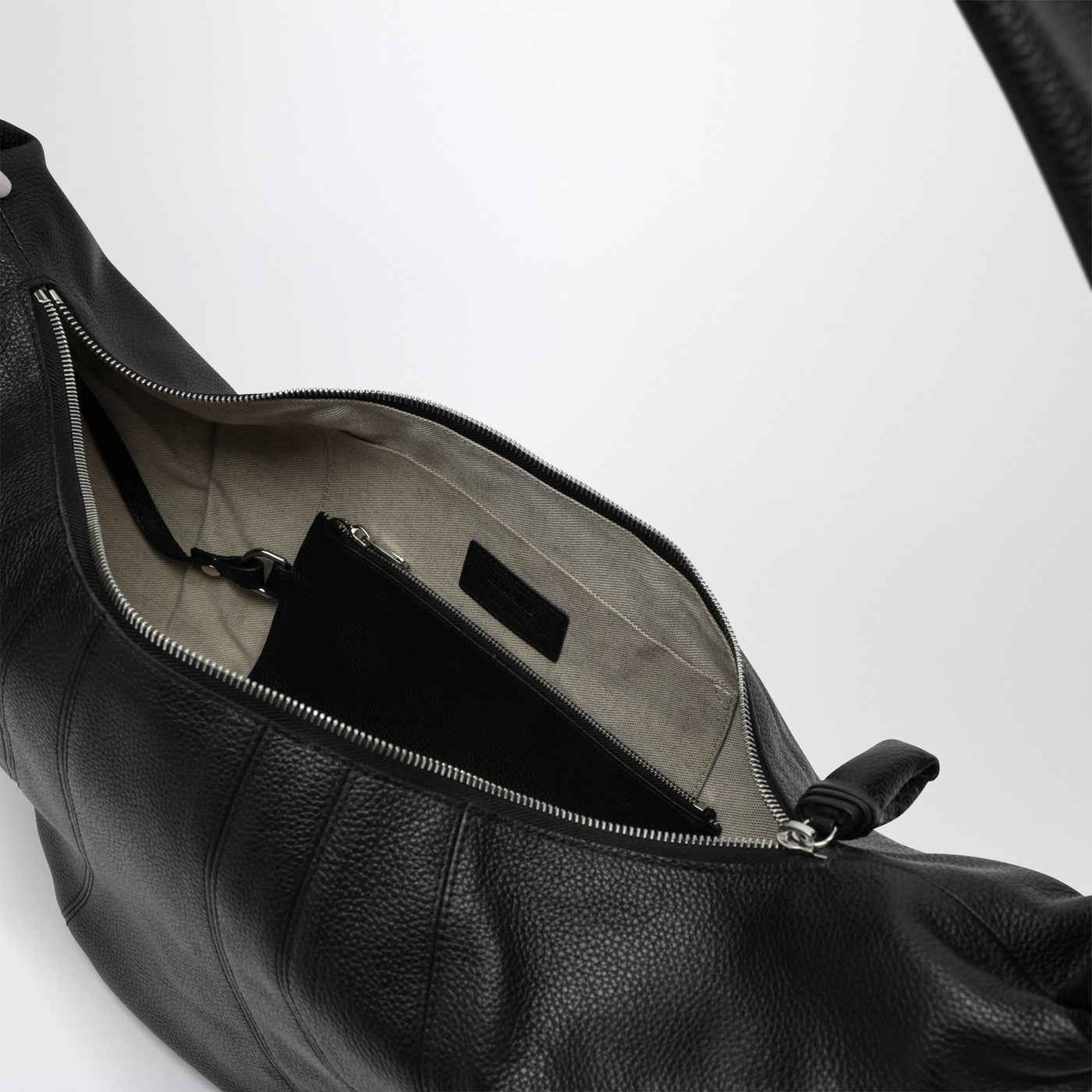 Croissant bag grande nera