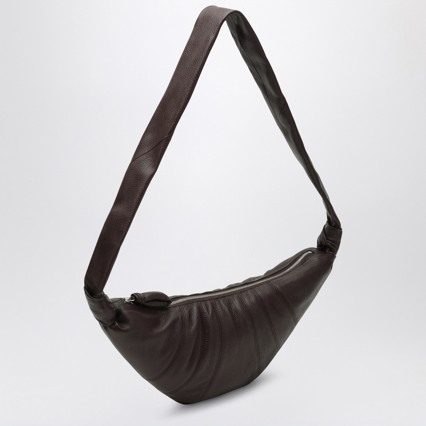 Medium croissant bag in tiramisù brown