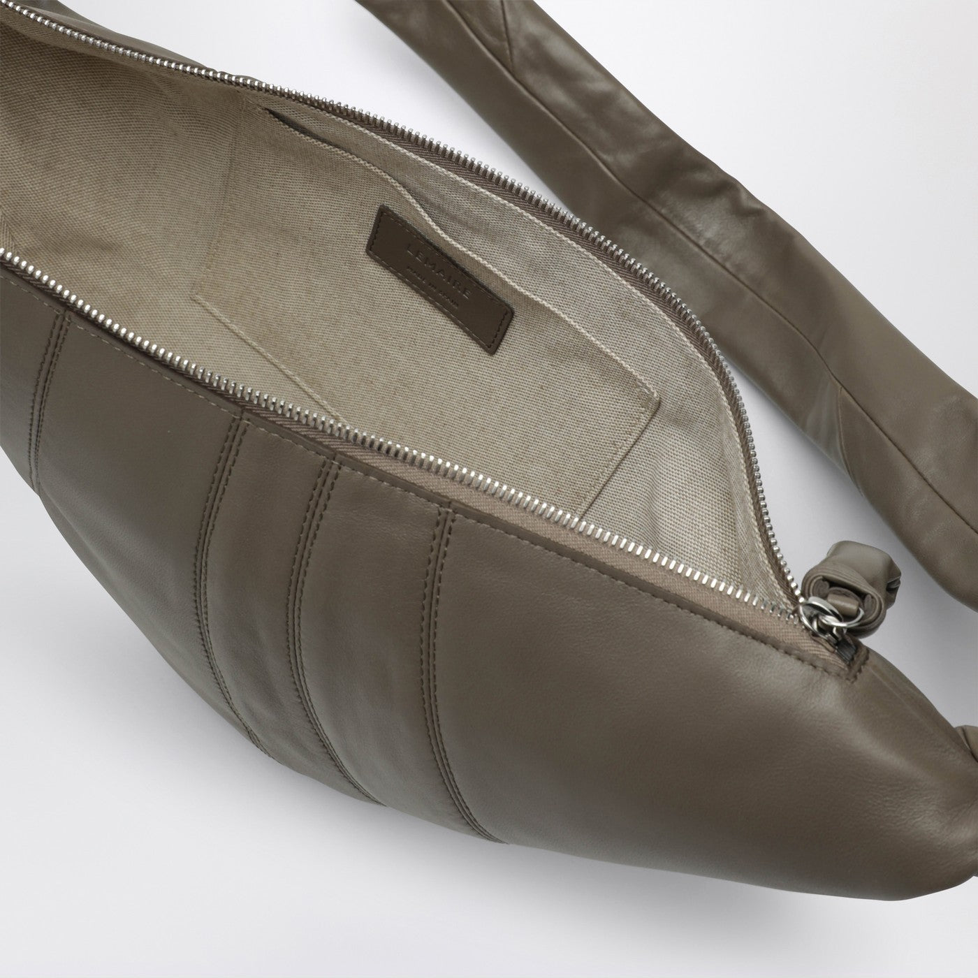 Medium khaki green Croissant bag