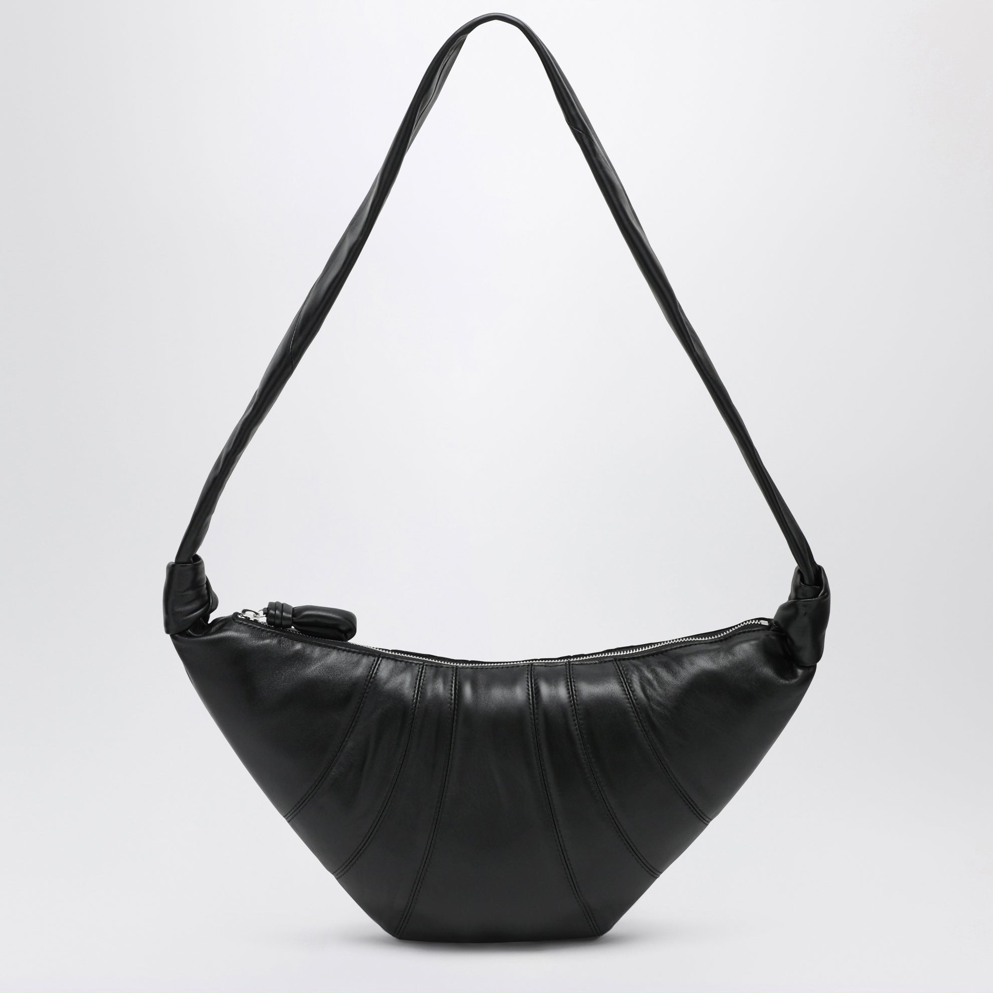Medium black Croissant bag