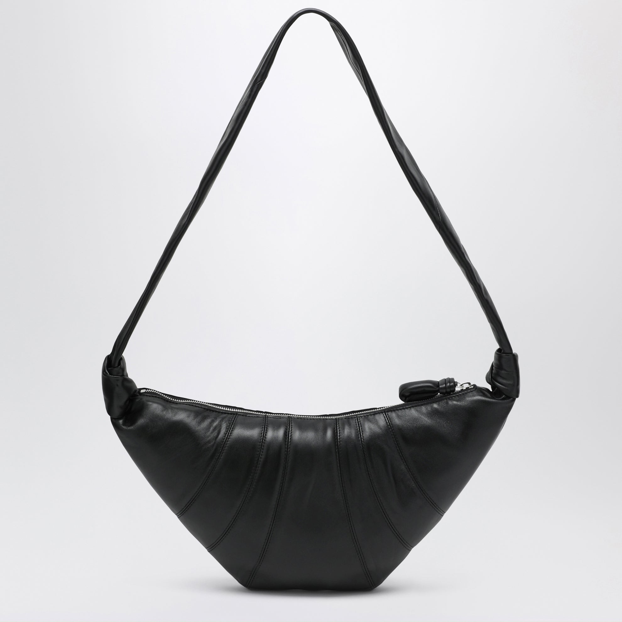 Medium black Croissant bag