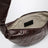 Croissant bag media cioccolato in cotone rivestito