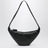 Sac Croissant moyen en cuir noir